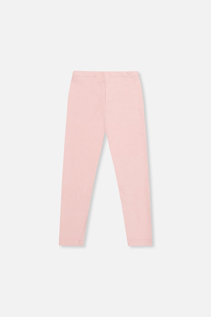 Rib Leggings Pale Dusty Pink-1