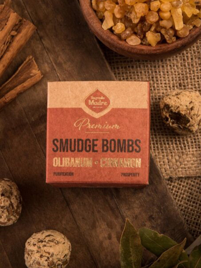 Sagrada Madre - Premium Smudge Bomb (8pc) | Frankincense and Cinnamon-Image 1