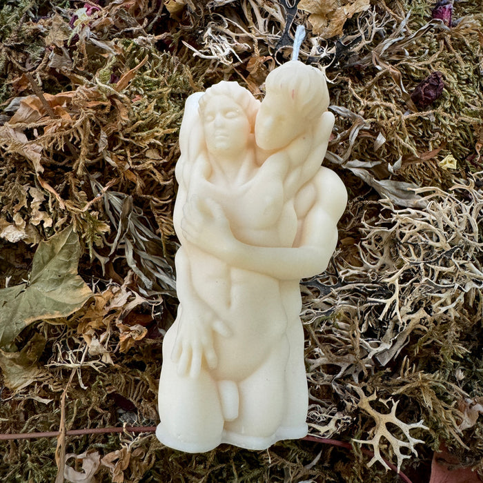 Same Sex Couple Men Gay Love Spell Shaped Candle