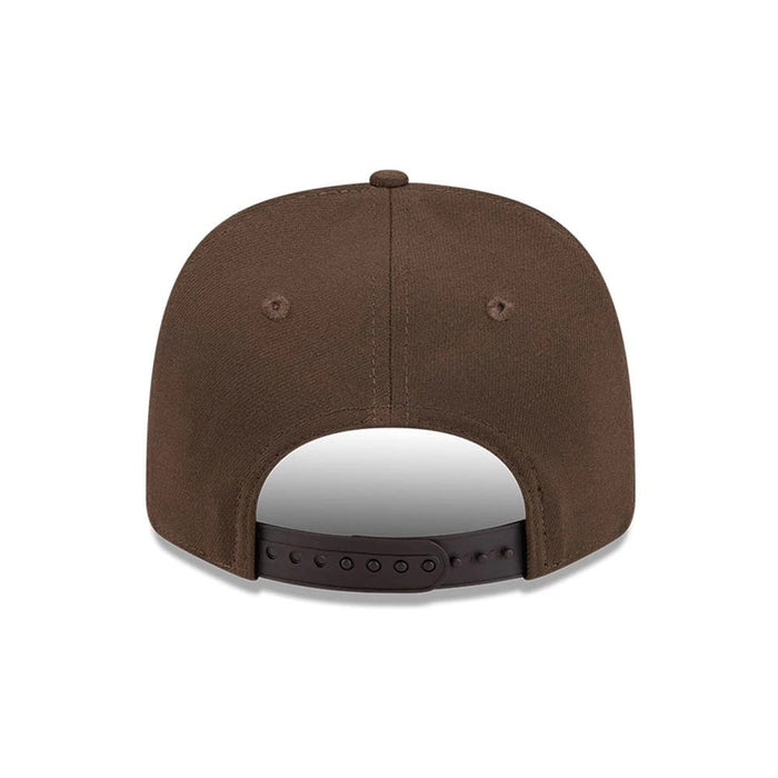Pictured is this MLB San Diego Padres 9SEVENTY Stretch Snap cap in dark brown. 7