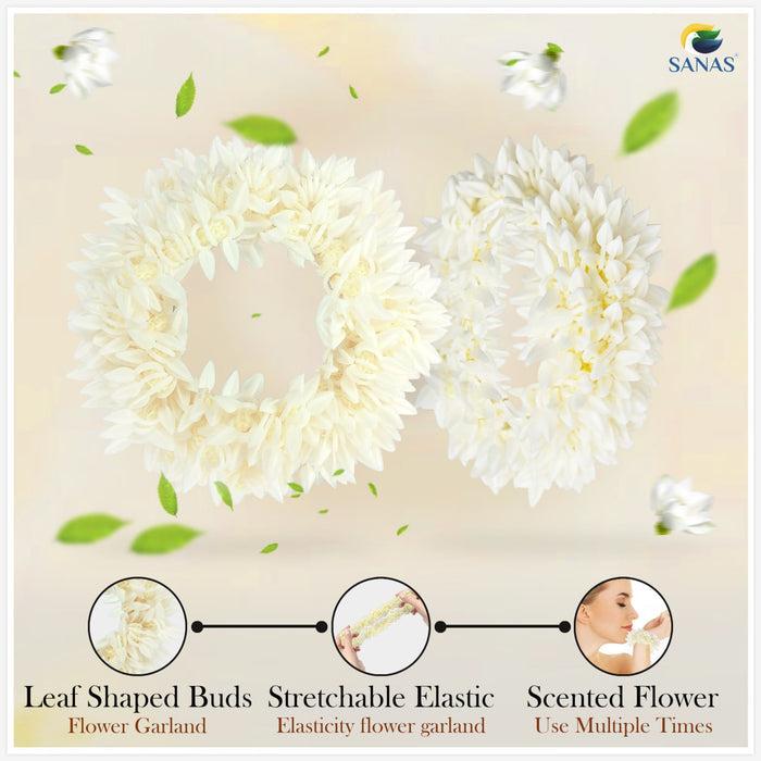 Traditional Mogra Gajra Hair Accessory for Bridal Bun