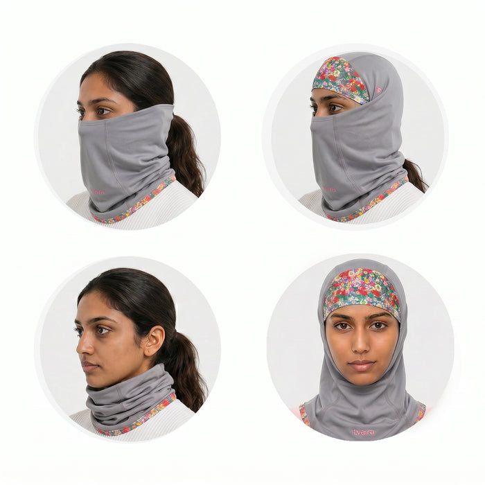 Scavva - Balaclava for Women - Greige Grey