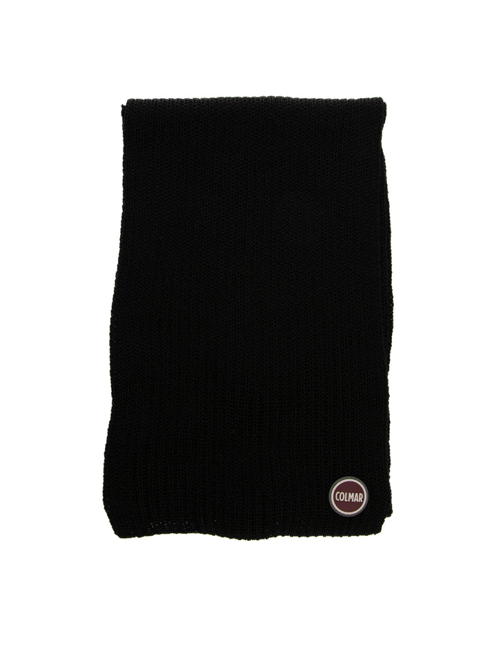 COLMAR sciarpa logo nero 5298N 2YB-99