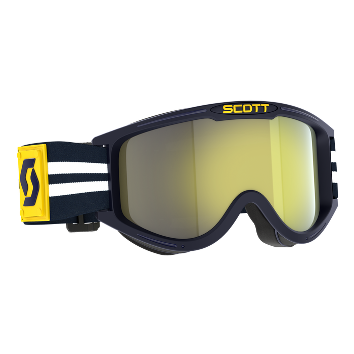 Scott Goggle 89X Era Blue/White with Yellow Lens