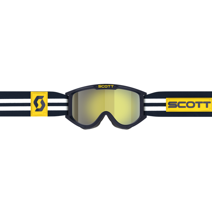 Scott Goggle 89X Era Blue/White with Yellow Lens