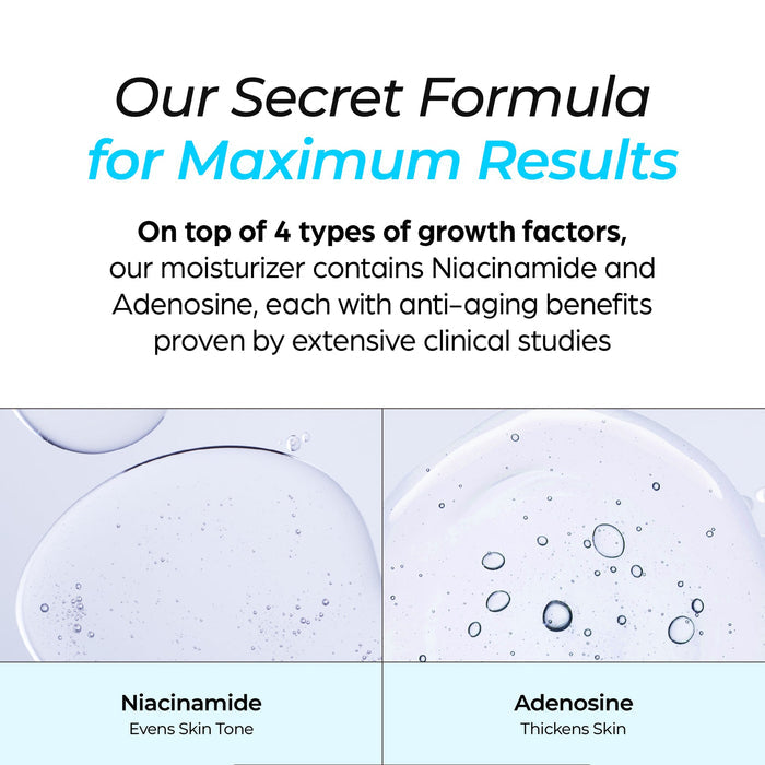 Seapuri Shavik Glacier Anti-Aging Cream | 4 Types of EGF + Niacinamide 70 ml