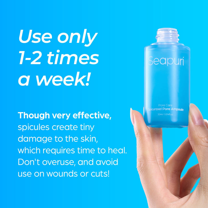 Seapuri Spicuraxel Pore Erasing Ampoule | Spicules + Collagen | Pore Tightening & Firming 30ml