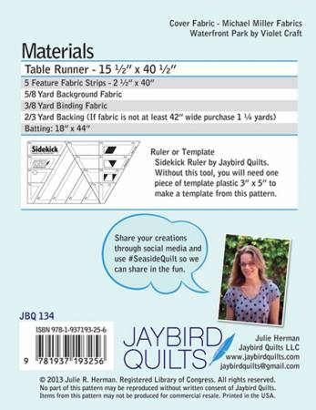 Seaside Mini Quilt Pattern by Jaybird