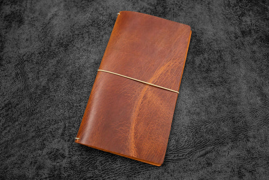 SECONDS Leather Traveler's Notebook Cover - Crazy Horse Tan