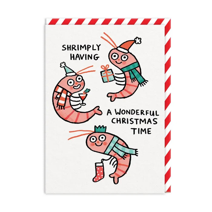Shrimply Wonderful Christmas Card