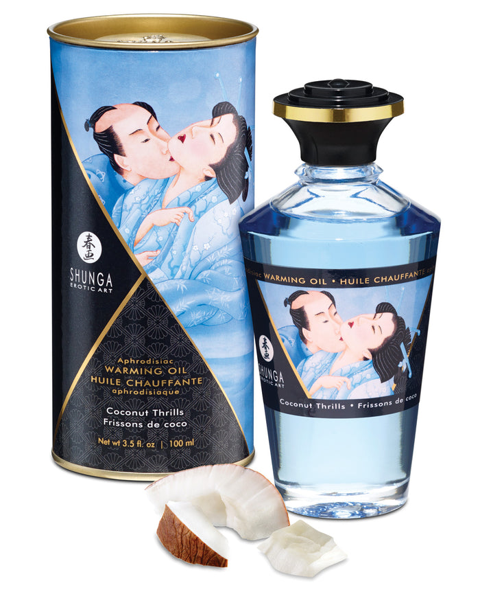 Shunga Warming Oil Coconut Thrills 3.5 fl oz