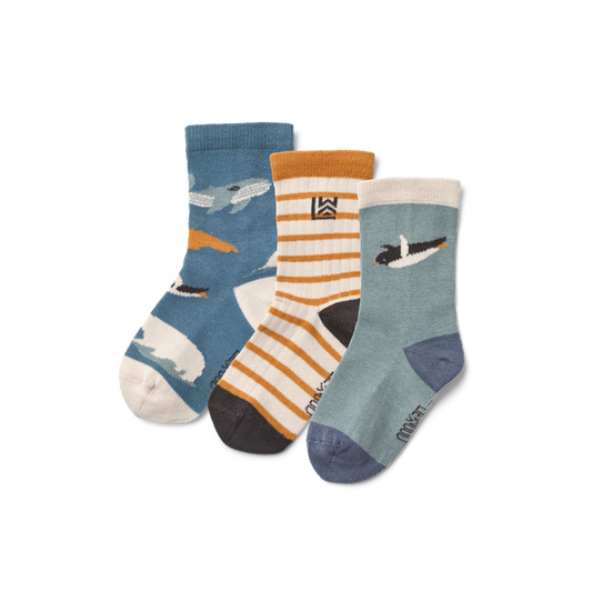 Liewood -  Silas Socks - Arctic Sea/Ocean View