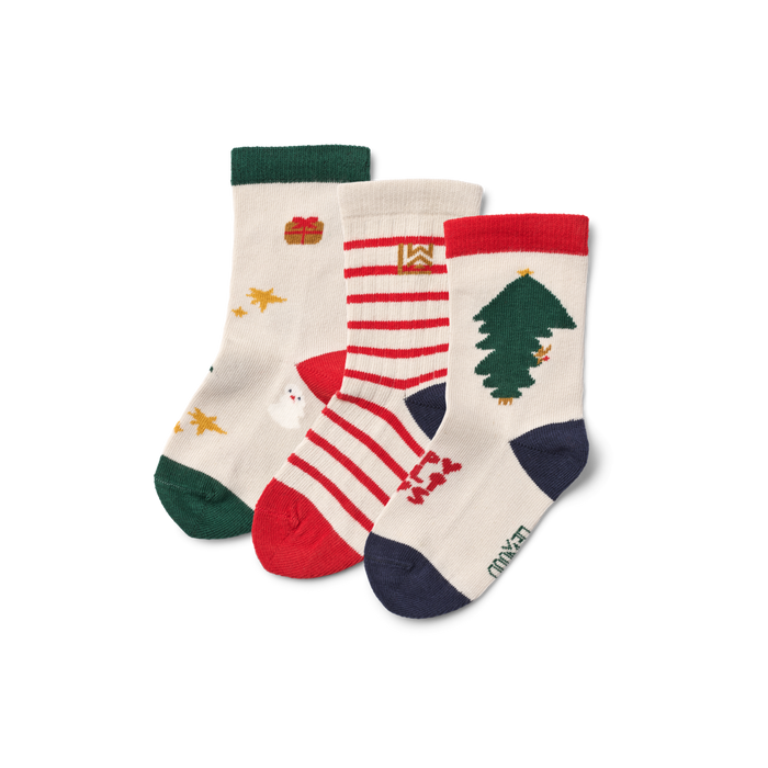 Liewood - Silas Socks - Holiday/Sandy Mix (New)