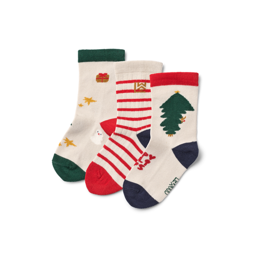 Liewood - Silas Socks - Holiday/Sandy Mix (New)