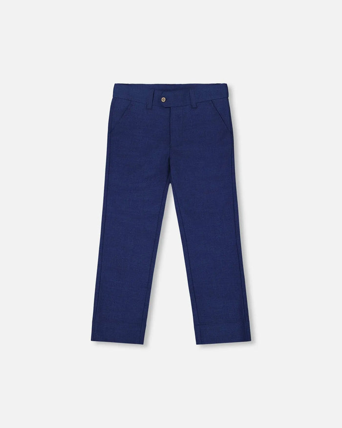 Slant Pocket Pants Navy Blue | Deux par Deux | Jenni Kidz