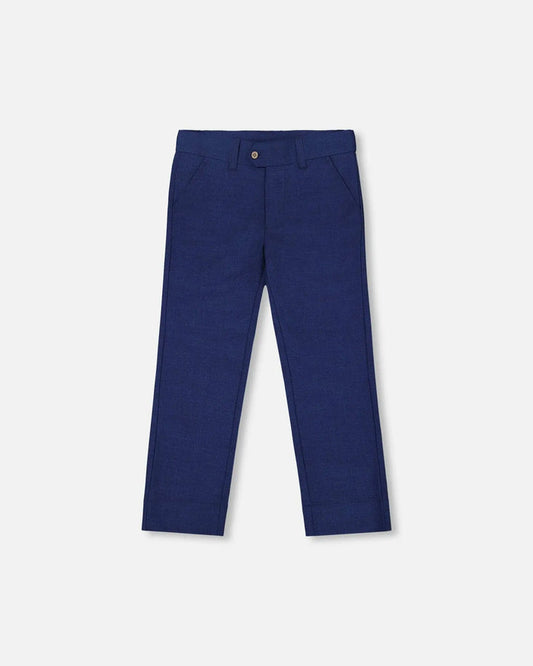Slant Pocket Pants Navy Blue | Deux par Deux | Jenni Kidz