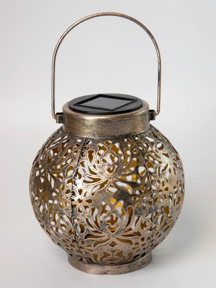 Solar Mandala Lantern - Bronze-view 2