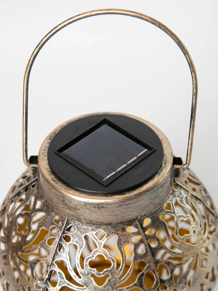 Solar Mandala Lantern - Bronze-view 3