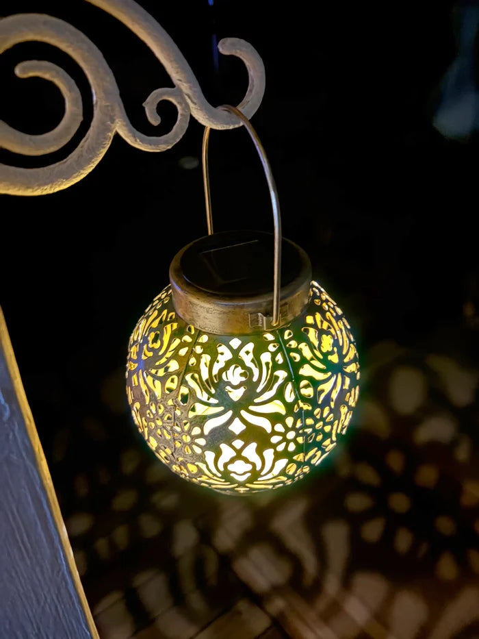 Solar Mandala Lantern - Bronze-view 4