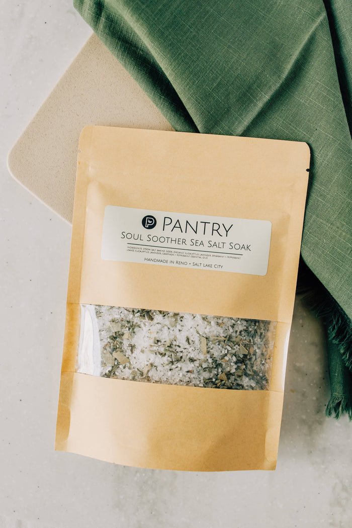 Soul Soother Lavender Peppermint Bath Salts- Cupid's Soak