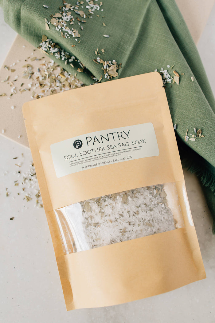 Soul Soother Lavender Peppermint Bath Salts- Cupid's Soak