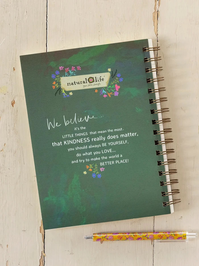 Spiral Notebook - Wildflower Border-view 3