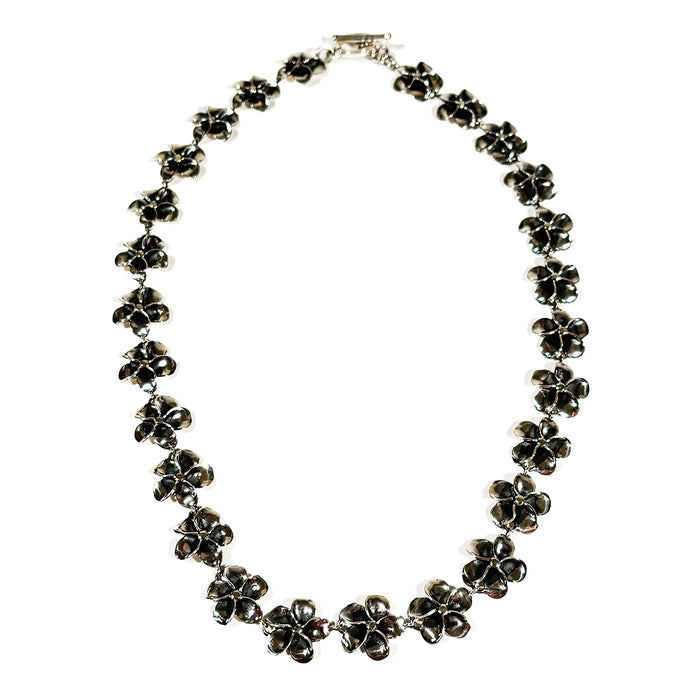 Sterling Silver Flower Necklace
