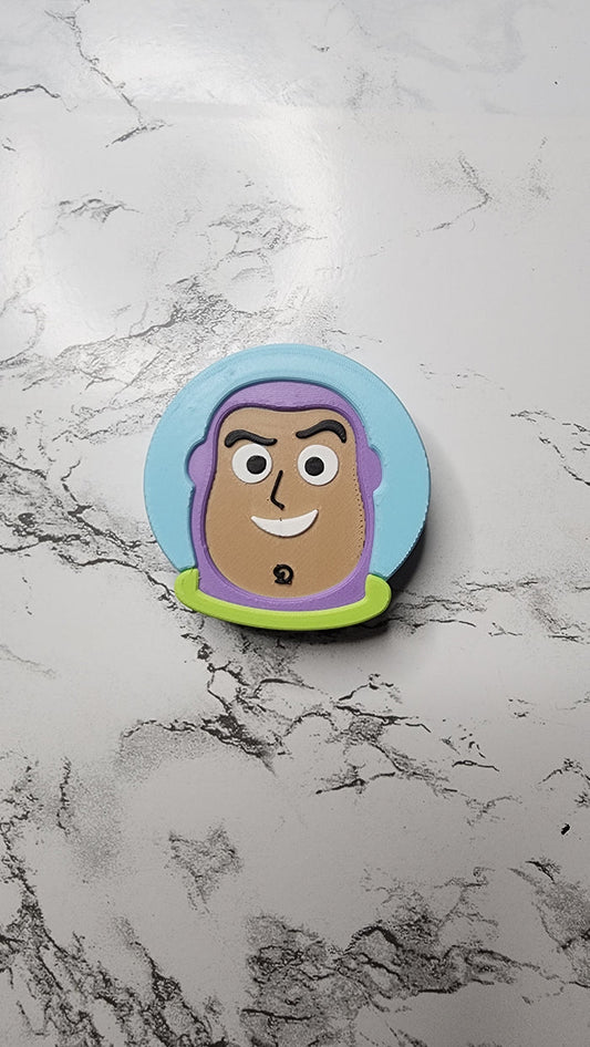 *STL /3MF FILE * Cartoon Astronaut Straw Topper 8mm & 10mm