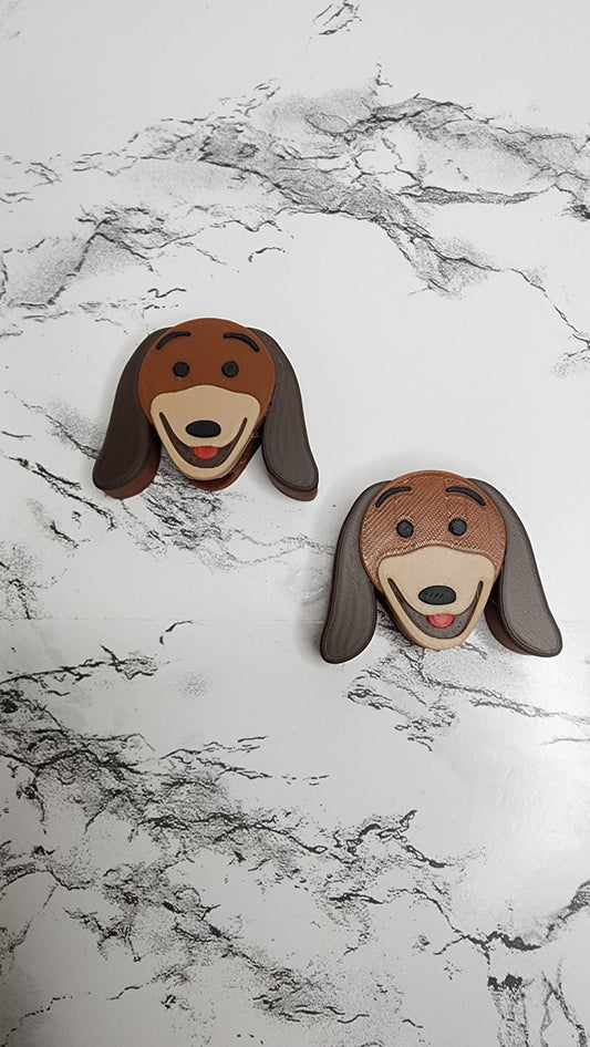 *STL /3MF FILE * Cartoon Dog Straw Topper 8mm & 10mm