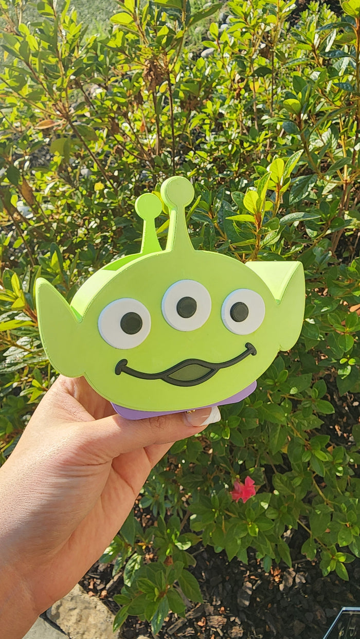 *STL /3MF FILE ONLY* Cartoon Alien Pen Holder Digital File