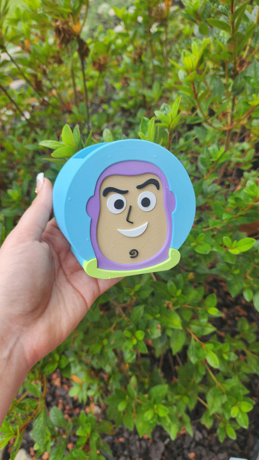 *STL /3MF FILE ONLY* Cartoon Astronaut Pen Holder Digital File