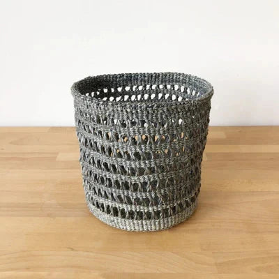 Stone Netted Small Sisal Basket