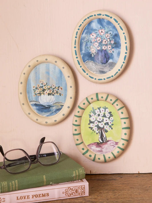 Stoneware Framed Art Set-view 1
