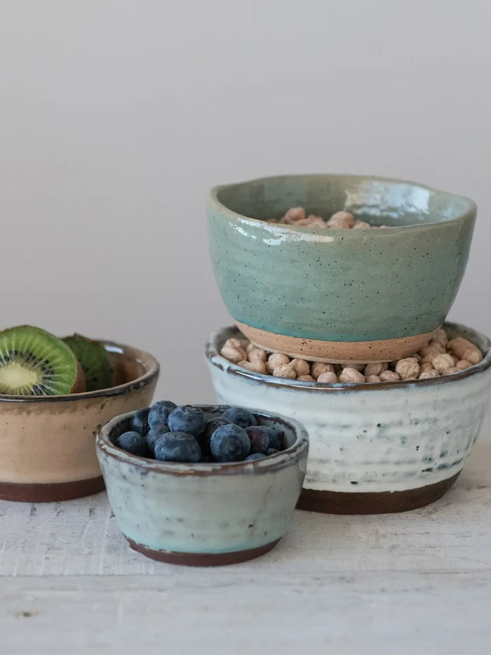 Stoneware Nesting Bowls, Set of 4-view 1