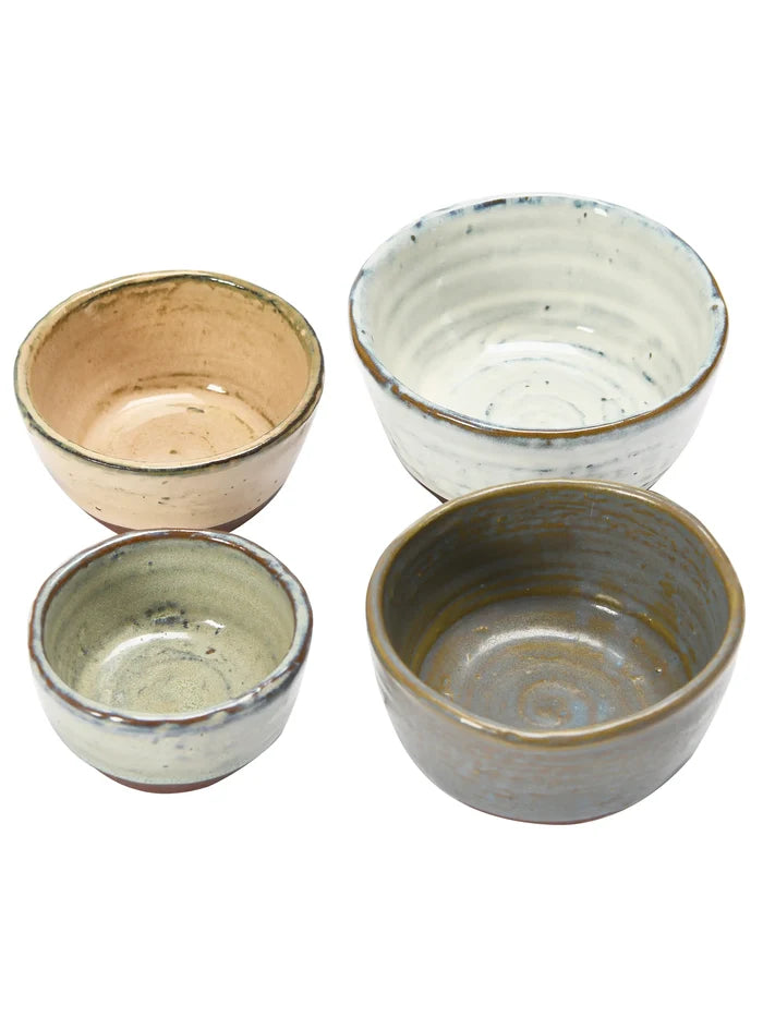Stoneware Nesting Bowls, Set of 4-view 2