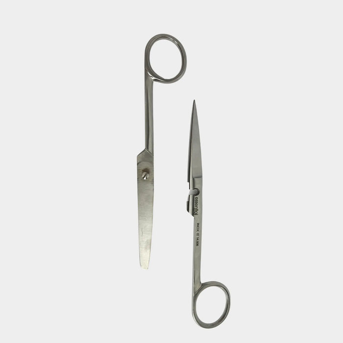 Straight stainless steel doctor scissors - Dismountable - Dauphin model - Essential by My Podologie