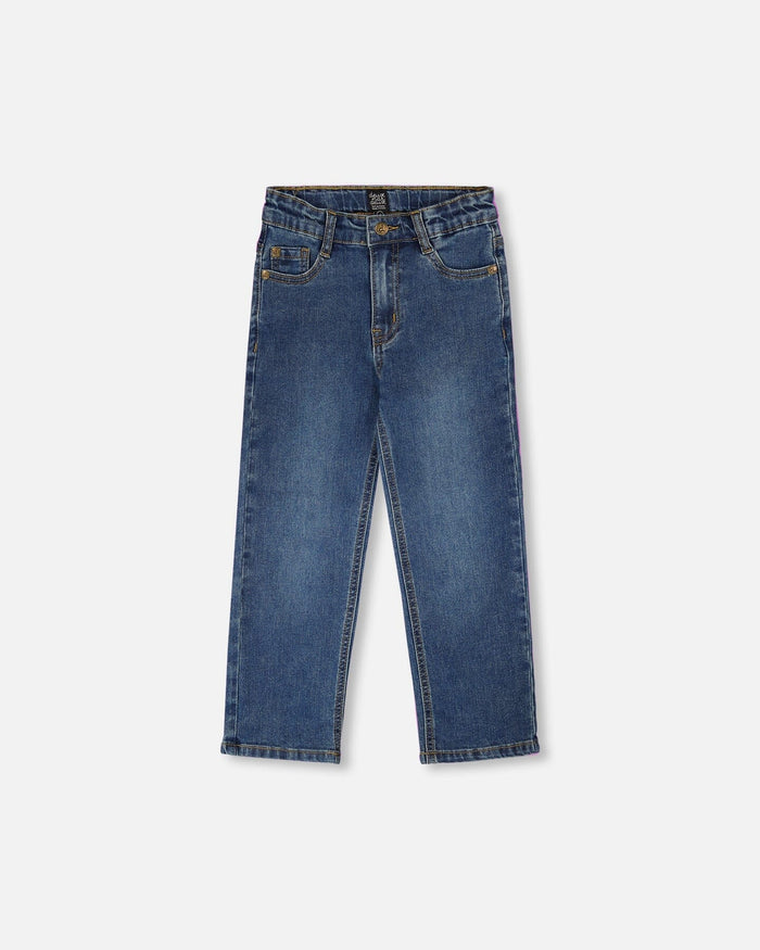 Stretch Jeans Navy Blue Denim-0