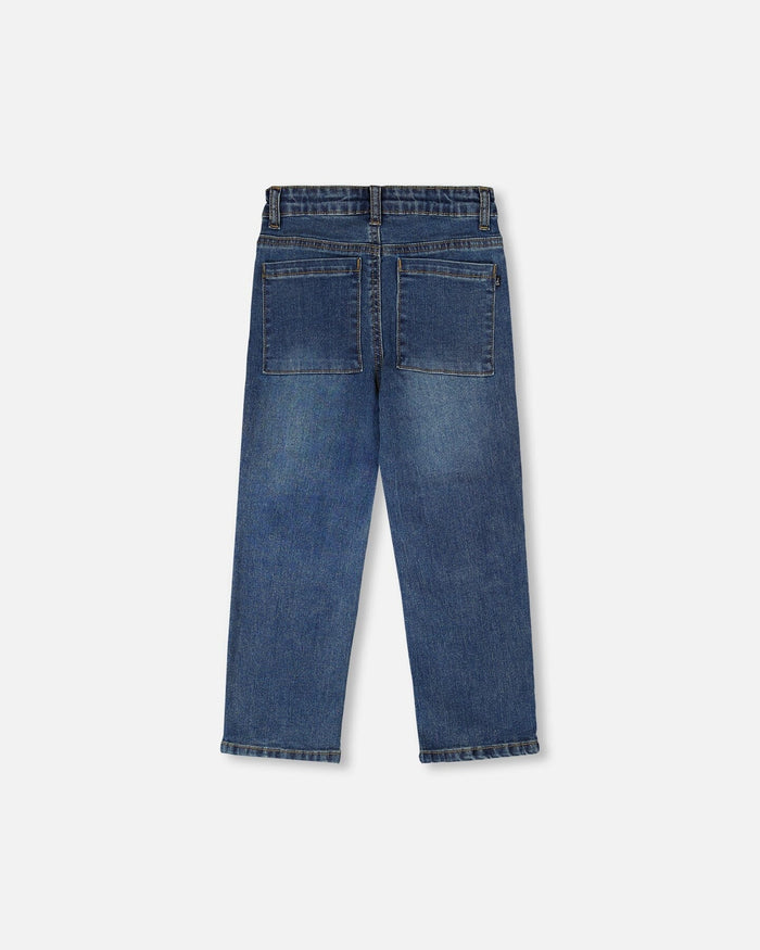 Stretch Jeans Navy Blue Denim-2