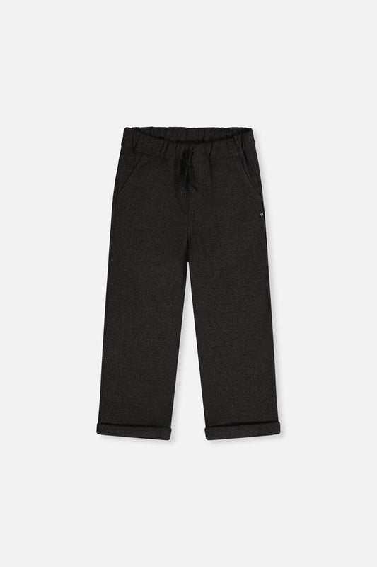 Stretch Twill Pants Black-0