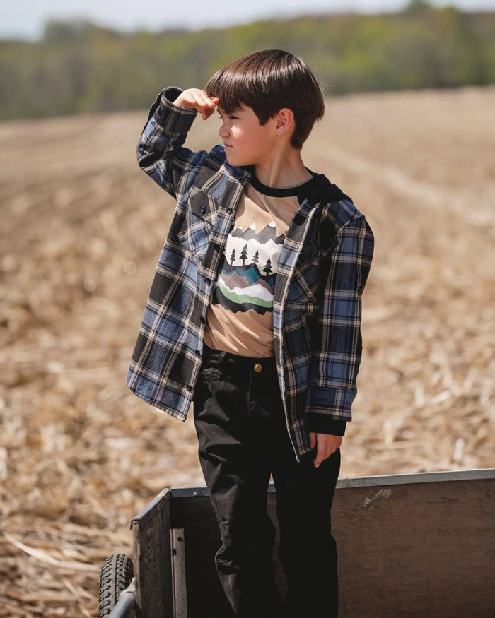 Stretch Twill Pants Black | Deux par Deux | Jenni Kidz