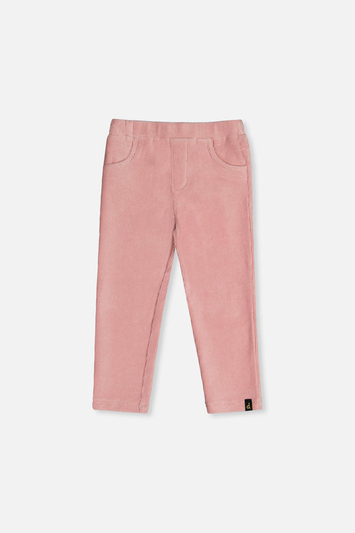 Stretch Velour Treggings Pale Dusty Pink-0