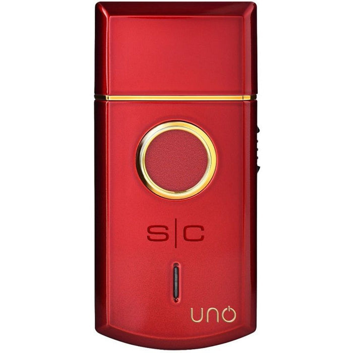 Stylecraft Uno Professional Lithium-Ion Single Foil Shaver - Red - Palms Fashion Inc.