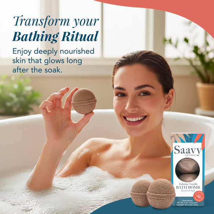 Tahitian Vanilla Bath Bomb Duo - view 3