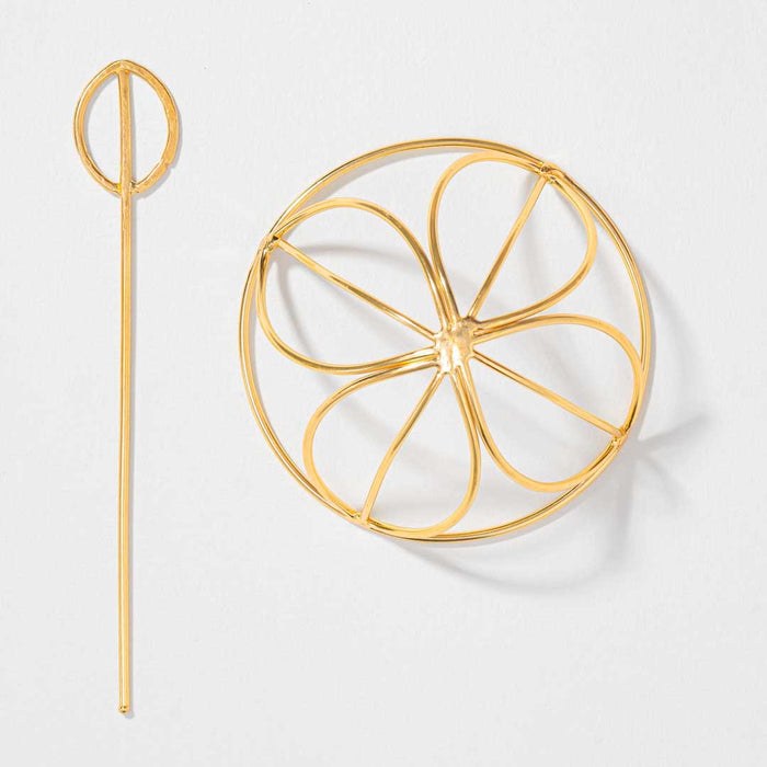 Tara Bun Holder - Gold