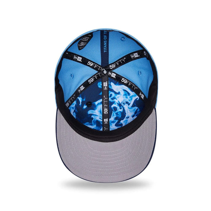 Pictured is this NFL Draft 2026 Tennessee Titans 59FIFTY Fitted cap in Blue. 2