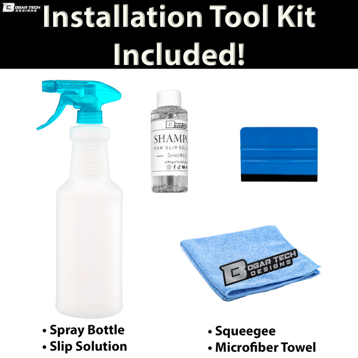 For KIA EV6 2022+ Precut Front Rear Windshield Premium Protection Self Healing Film Kit - Bogar Tech Designs