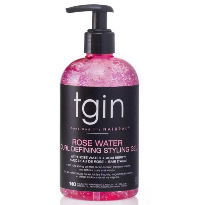 tgin Rose Water Curl Defining Styling Gel