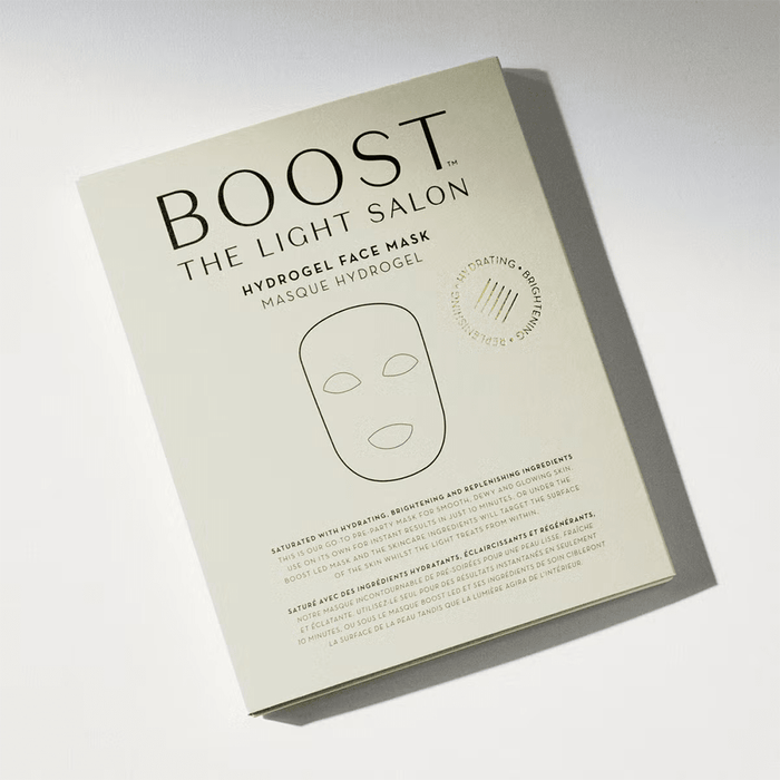 The Light Salon Boost Hydrogel Face Mask 5x28g - Beauty Tribe