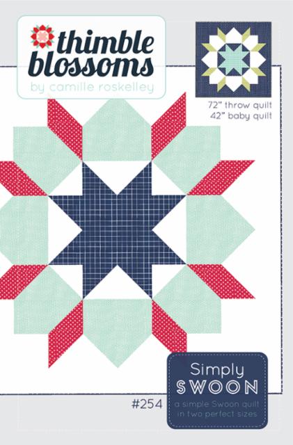 Thimble Blossoms Camille Roskelley Simply Swoon quilt pattern baby throw bed size quilt instructions directions