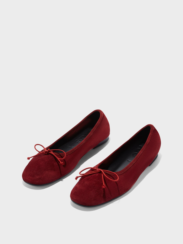 Tiby Suede Ballet Flats